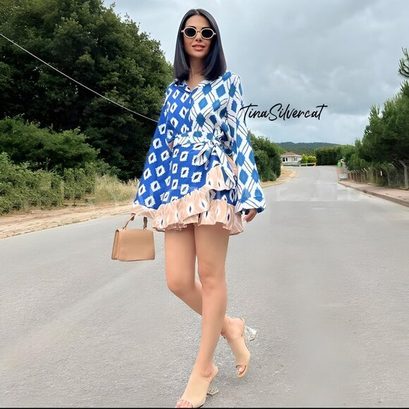 BLOGGER'S FAVE! Zara 2 Piece Printed Skirt And Blouse Set NWT - Picture 7 of 16